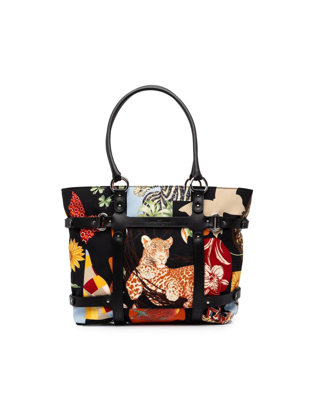 Ferragamo Nylon Fiera Carnival Tote #366122F39B
